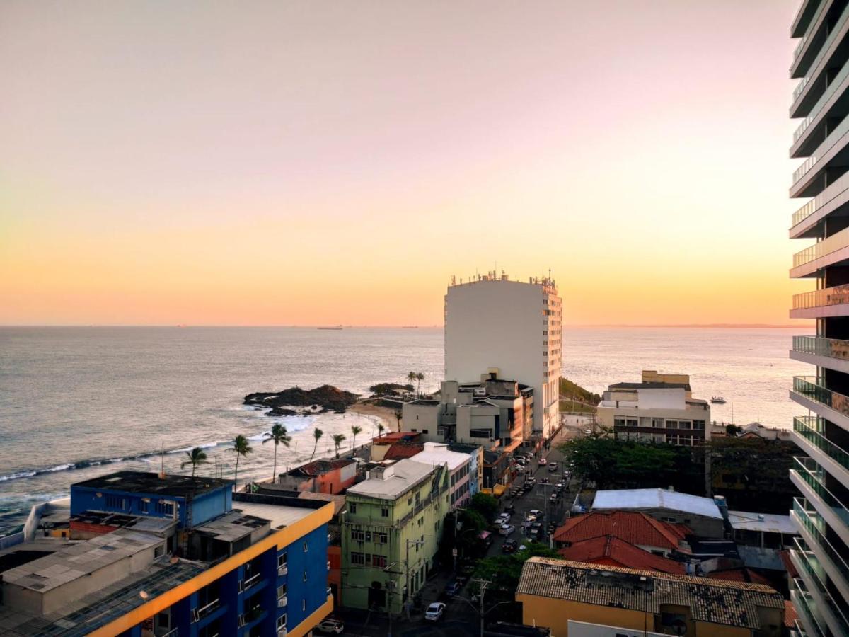Ferienwohnung Smart Farol Da Barra - Vista Mar Com Varanda Arejada Salvador da Bahia Exterior foto